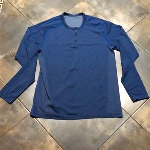 Men’s Lululemon long sleeve Henley shirt